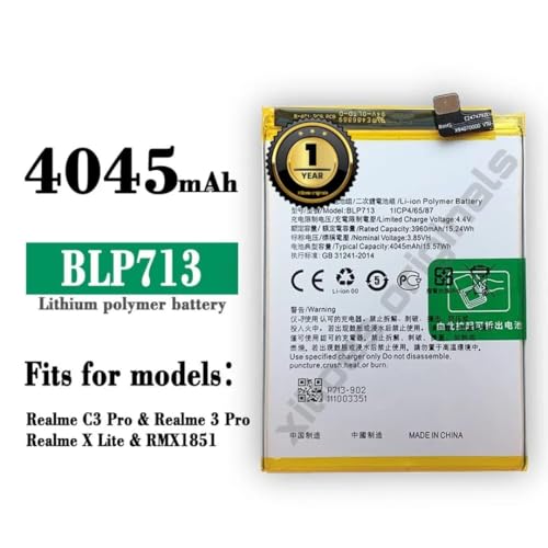 Image of Original BLP713 Battery for Oppo C3 Pro / 3 PRO /X LITE / RMX1851 Battery with 1 Year Warranty*** (F000140)
