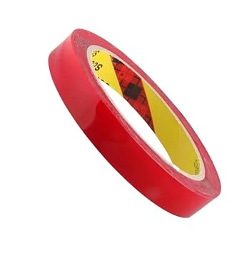 Electrical Insulation Tape Adhesive Gaffer Tape, Clear Double Sided Acrylic Adhesive Tape Strong Pet Tape No Trace for Insulating8mm