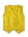 Ocealan Kids Girls Boys Metallic Plaid Vest Sleeveless V-neck Button Waistcoat Jazz Hip Hop Dance Jacket Fancy Party Top Gold 9-10 Years