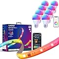 Linkind WiFi Smart Light Bulbs 8 Pack and LED Strip Lights RGB 10ft Compatible with Alexa and Google Home