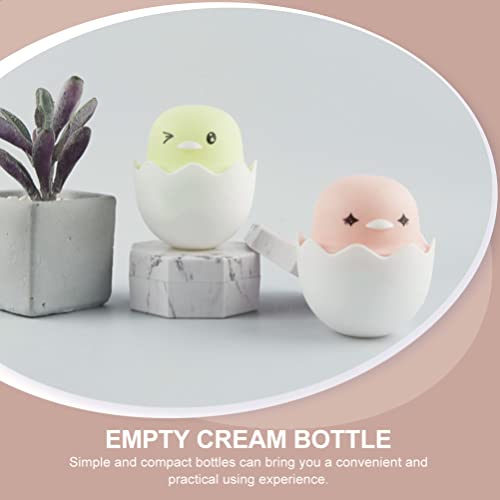 Minkissy 8 Stks 30G Travel Cream Potten Met Deksels Leuke Chick Shape Mini Pot Hervulbare Lege Kleine Reiscontainers… - Afbeelding 8