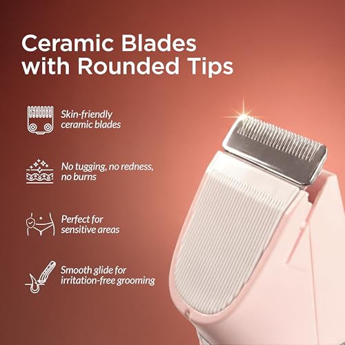Image of Azah Bikini Trimmer for Woman [3 in 1] | Rechargeable Facial Hair Removal Machine | Trimmer for Women Private Part | Ideal for Bikini Area, Body & Face | 1 Year Warranty