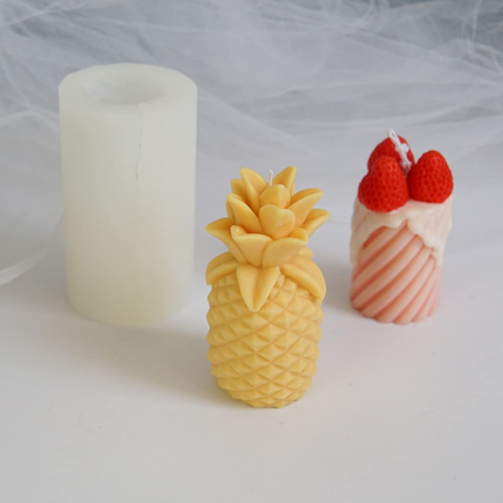3D ananasowe silikonowe formy do pieczenia ciasto czekoladowe forma deserowa ciasto mus tynk gipsowy wytwarzanie świec narzędzia DIY forma do ciasta czekoladowego/219/374