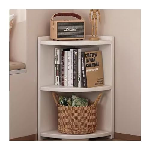 Aparador rústico Gabinete de esquina triangular Gabinete de esquina de pared Estante de almacenamiento Gabinete de esquina Estante de pared lateral Estante de almacenamiento de piso a piso Aparador(30