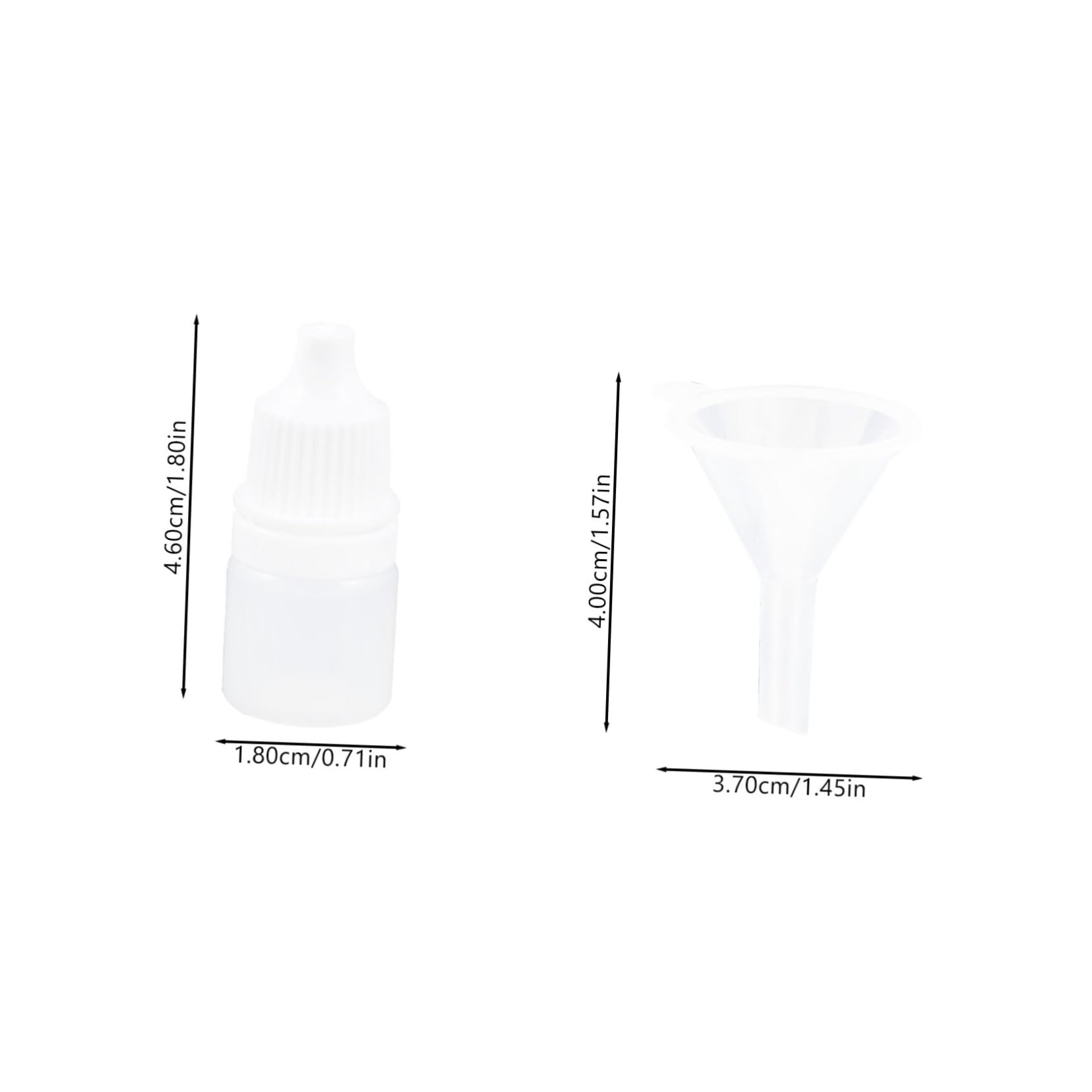 FUNOMOCYA 12-Pack 3ml Empty Eye Dropper Bottles Portable Squeezable Liquid Dropper Bottles for Essential Oils Eye Drops Pigments