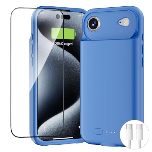 Coque de batterie pour IP15S rechargeable coque de charge 8500 mAh