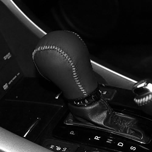 Amazon.com: Loncky Custom Fit Black Genuine Leather Car Gear Shift