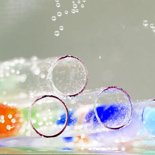 Image of uxcell Clear Rigid Tubing 52mm(2 1 /16 inch) ID x 55mm(2 3 /16 inch) OD x 1Ft(305mm) Length Round Plastic Polycarbonate Tube