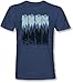 Produktbild Fahrrad T-Shirt Herren : Bike Wood - Sport Tshirts Herren - Mountainbike Shirt (L)
