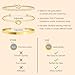 Zalcon Gold Bracelet Stack Bangle Cuff Bracelets for Women Gold Tennis Bracelet for Women Non Tarnish