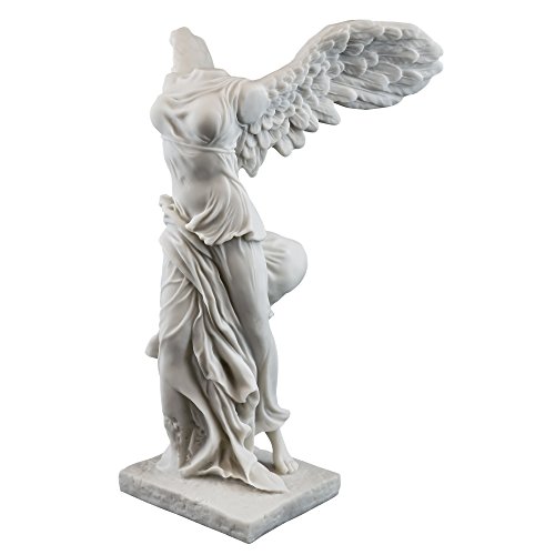 Top Collection 11-Inch Winged Victory of Samothrace Statue. Goddess Nike Sculpture from...