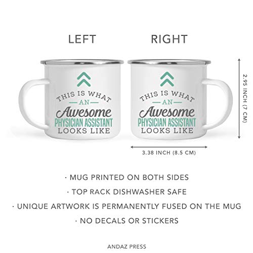 Andaz Press 11oz. Stainless Steel Campfire Coffee Mug Gift, This Is What An Awesome Physician Assistant Looks Like, 1-Pack Birthday Ideas Includes Box by Andaz Press - Image 5