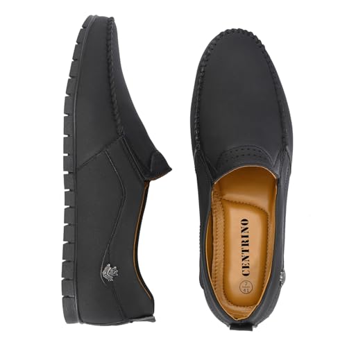 Image of Centrino Slip-On Men's Formal Shoe | Stylish with Soft Cushioned Insole | Sleek Slip-On Design for Formal Look | Durable with Anti-Skid Sole | Ideal for Office Wear (9291)