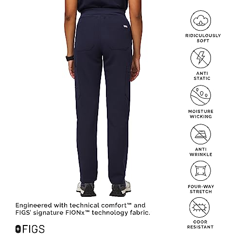Figs Yola High Waisted Skinny Scrub Pants For Women - Navy, Regular Xl #TOP2