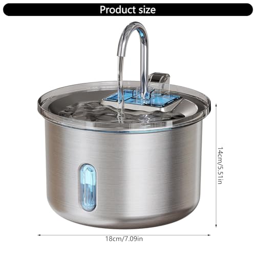 Fuente automática de agua para gatos y perros miniatura 4