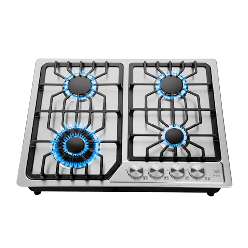 Lista de Parrilla Teka 4 Quemadores para comprar hoy. 41 VERA Parrilla de gas 4 quemadores, Sensor de seguridad fallo de llama, Superficie acero inoxidable 60 cm, Estufa empotrable o sobre encimera, Incluye manguera y espreas para gas LP...