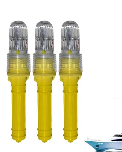 XIAOJINJU 3 Piece Boat Flares Marine Emergency Safety Kit