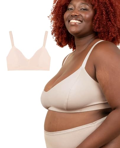 Image of Subset Triangle Soft Bra - Organic Cotton, Wireless, Breathable, Supportive, Regular & Extra Cup Room, Elevated Essentials