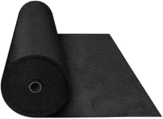 WINSOME Weed Control Membrane Fabric Garden Membrane Barrier - Heavy Duty Ground Cover Sheet for Garden, Flower beds, Patios, Lawn and Landscaping - 8m X 1.5m 50 GSM