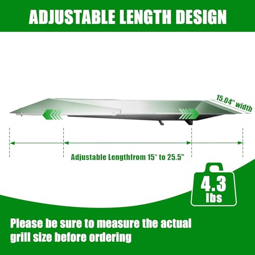 Uniflasy Grease Tray with Catch Pan and Foil Liner Universal fits Nexgrill, Dynaglo, Cuisinart, Charbroil, Kenmore,BHG,Master,Expert Gas Grill,Drip Tray Pan for 2/3/4 Burner Grill 10Pcs Aluminum Liner
