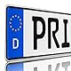 Privat-Schild Kennzeichen aus Aluminium Größe 420x110mm Auto Anhänger Stellplatz Parken Abstellplatz Parkplatzschilder Pfosten Wand (08 Privat)