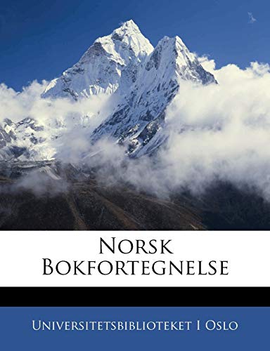 Norsk Bokfortegnelse (Norwegian Edition)