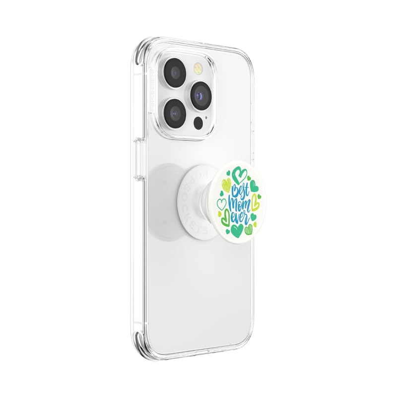 Image of POPSOCKETS Phone Grip with Expanding Kickstand, PopSockets for Phone - Best Mom Green