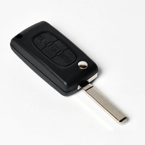 JONGO Coque CLE PLIP TELECOMMANDE C4 ET 407, 607 sans RAINURES