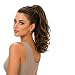 PRETTYSHOP 14"Hair Piece Ponytail Extension Straight Light Curled Nature Looking Heat-Resisting Different Colors (brown mix H59a_4AH26)