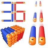 TORMEN Mega Darts Refill Pack Compatible for Nerf Mega Series, Red+ Blue 36Pcs
