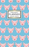 2020-2022 Pocket Planner: Adorable Pink Piggies 3 Year Monthly Organizer with Phone Book, Password Log & Notebook - Lovely Piggy Inspirational Three Year Schedule Calendar & Agenda.