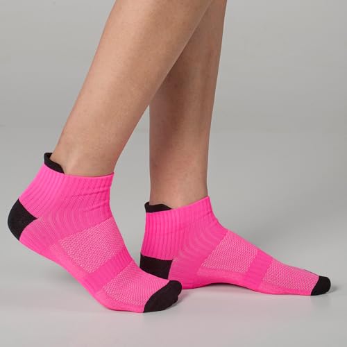 Kit 3 Pares Meia Performance Poliamida Unissex Cano Curto Soquete Esportiva Corrida Ciclismo (BR, Nu