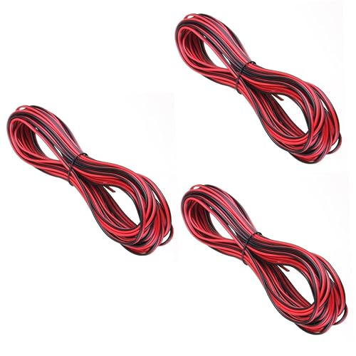 Uonlytech 3pcs Cable de extensión Plano para Tira de LED Cable conector de pines Gestión de cables bajo escritorio miniatura 7