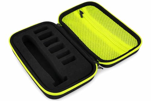 Estojo EVA Rígido para Aparador Elétrico Compatível com OneBlade QP2530 / QP2520 | Case Protetor com Espuma Interna | Resistente a Impactos e Água | Portátil para Viagem