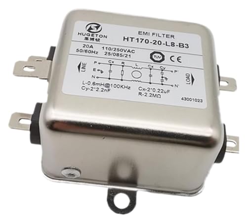 Filtre anti-parasite EMI triphasé HT170 50A pour machine industrielle