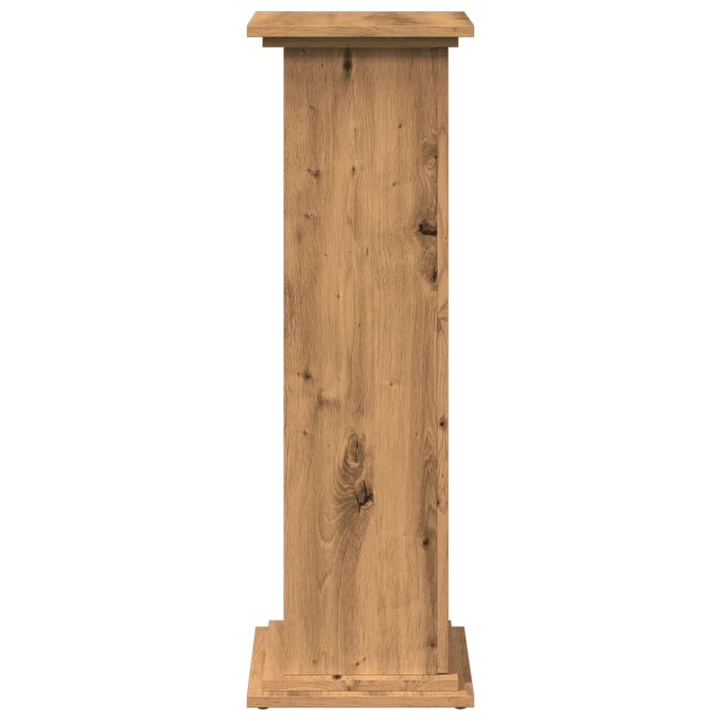 vidaXL Piédestal avec rangement chêne artisanal bois d'ingénierie