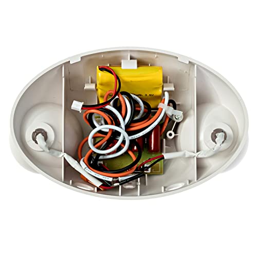 Ciata Lighting Round Head Emergency Wall Light With Battery Back-Up, 120-277V, Two Head Adjustable Emergency Lighting Commercial, For Home In White Finish #TOP7