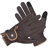 Adhérence parfaite par tous les temps : grâce à des renforts spéciaux, les gants d'équitation avec grip offrent un maintien optimal sur les rênes pour un contrôle maximal lors de l'équitation, même sous la pluie ou la neige.