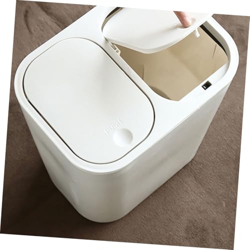 Bote de basura elegante con doble compartimento sin contacto miniatura 2