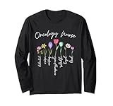 Floral Oncology nurse tees