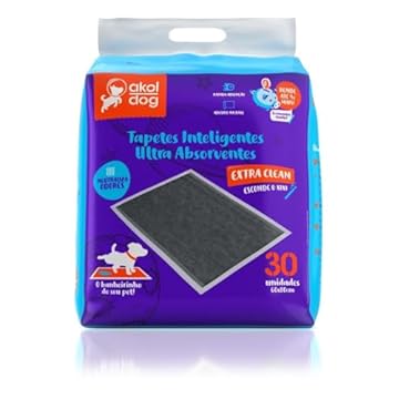 TAPETE HIGIENICO AKOL DOG 30 UN 60X80CM ULTRA ABSORVENTE