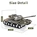 ele ELEOPTION Remote Control RC Tank with Rotating Turret and Sound Tank Toy Gift for Kids Boys Girls 3 4 5 6 7 8 Years Army Tanks Military Toys