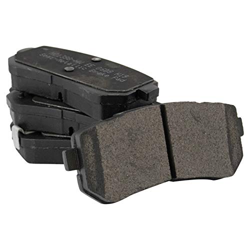 Image of TRQ Rear Brake Pad and Rotor Set Semi Metallic Calipers Compatible with 2015 Hyundai Sonata