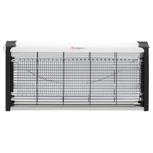 Zanzariera Elettrica Basso Consumo 8W Luce LED UV-A Ultravioletti Lampada Antizanzare Interno Esterno con Catena Sospensione e Vassoio Estraibile in ABS 49.5×24.5 cm