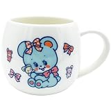 サンアート 「 swimmer 」 ハグリー まんまる マグカップ 約12×8cm 約320ml マグ 食器 雑貨 スイマー グッズ 誕生日プレゼント 白 日本製 san4585-1