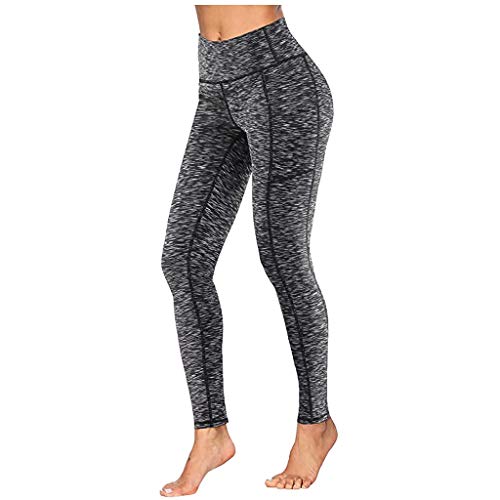 7-15 Days Fast Delivery?High Waist Yoga Pants with Pockets, 4 Way Stretch Yoga Leggings with Pockets Tummy Control Workout Running Pants for Women