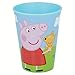 Novastyl 8012563 Peppa Pig Becher, Kunststoff/Polypropylen, 7 x 7 x 5 x 9 cm, 7 cm, Blau