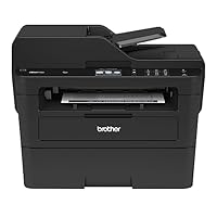 Brother MFC-L2750DW All-in-One Wireless Monochrome Laser Printer, Black - Print Copy Scan Fax - 36 ppm, 2400 x 600 dpi, Auto Duplex Printing, 50-Sheet ADF, 2.7" Touchscreen LCD, NFC, Ethernet