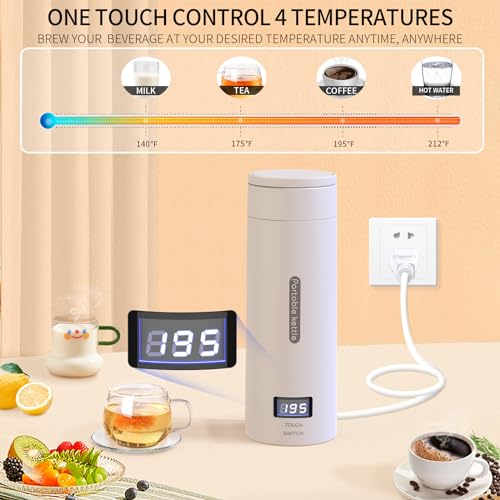 Haspsso TEK06 Travel Electric Kettle Small Portable Mini Tea Coffee Hot Water Kettle Boiler thumb #2