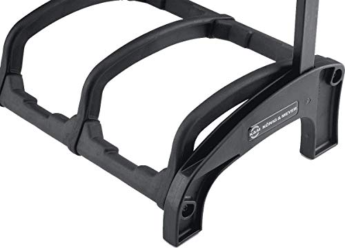 K&M Konig & Meyer 17515.016.55 Guardian 5 Guitar Stand | Holds Five Electric, Acoustic Or Bass Guitars Rack-Style | Protective Supports | Space Saver | Adult/Youth Musicians | Black #TOP2